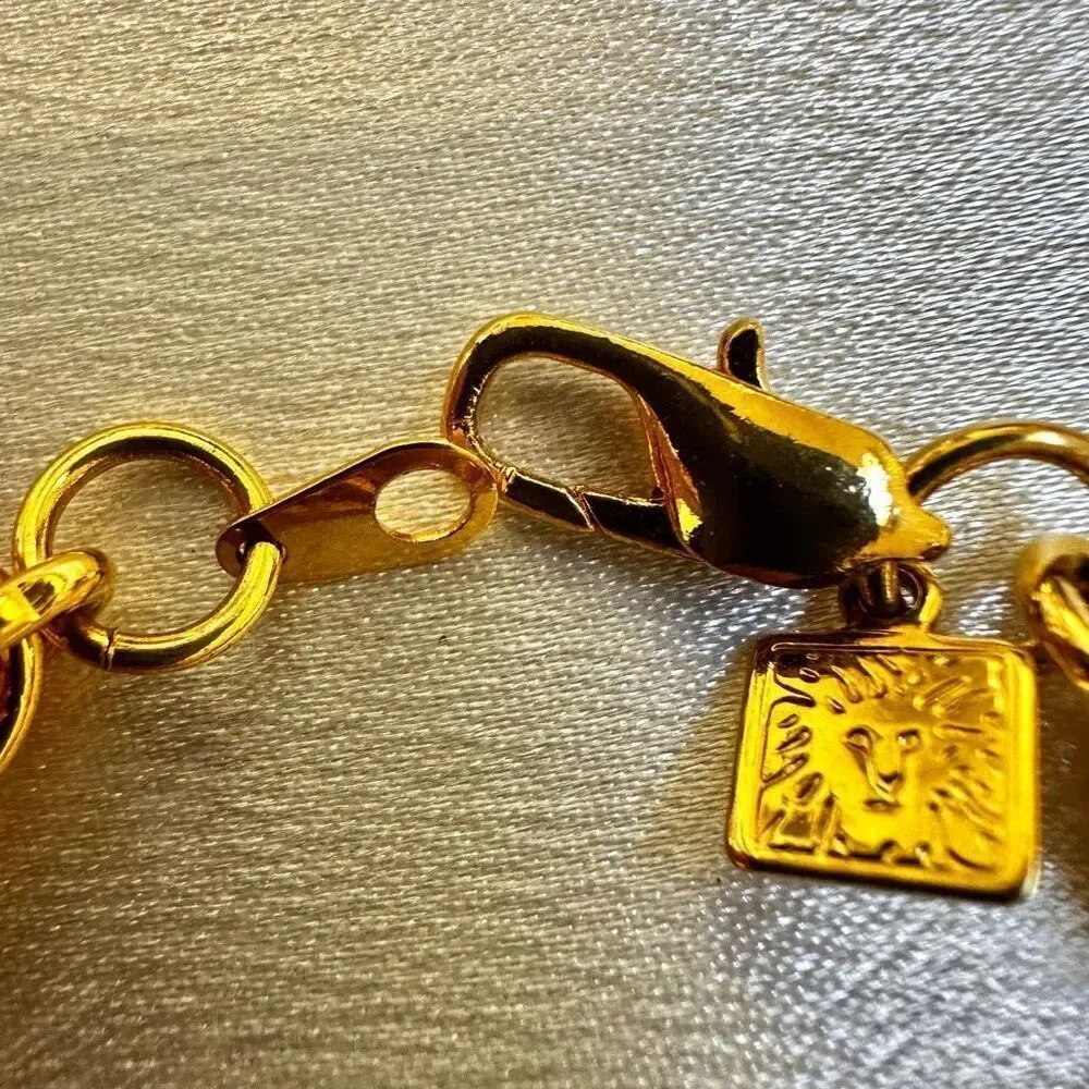 Anne Klein gold tone chain link bracelet - Picture 8 of 9